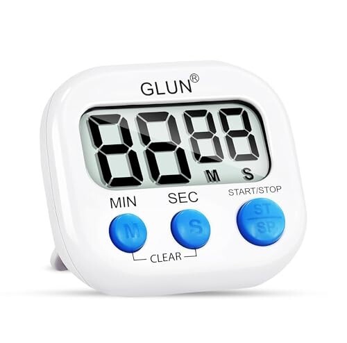 GLUN® Digital Kitchen Timer for Cooking, Pack of 1 Big & Clear Digits