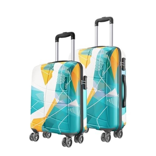 Safari Luma Neo 8 Wheels Set of 2 (Cabin + Medium) Trolley Bags