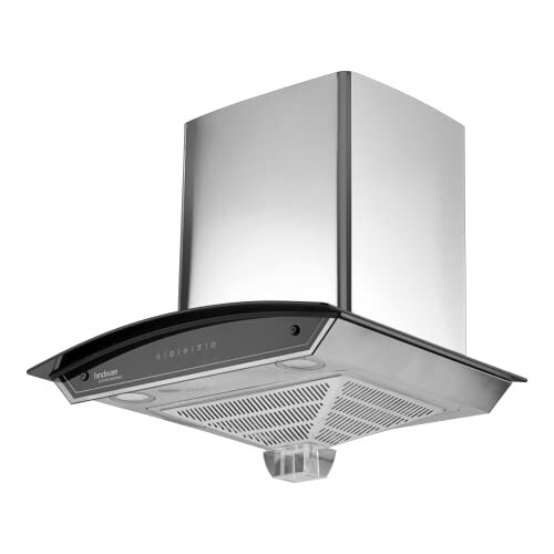 Hindware Smart Appliances Rubella Neo 60 cm 1300 m³/hr Auto Clean Chimney