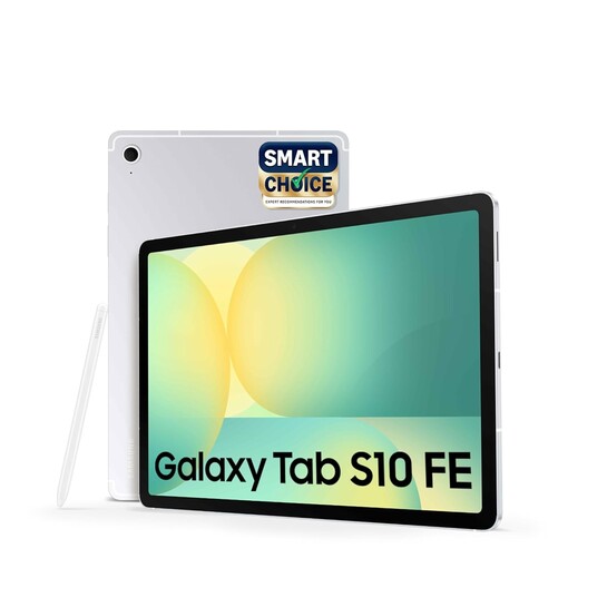 Samsung Galaxy Tab S10 FE [Smartchoice], S Pen in-Box, 27.7 cm (10.9 inch) Display, AI Writing, Desktop Mode, Pre Loaded Pro Apps, 8 GB RAM, 128 GB Storage, Wi-Fi Tablet, Silver