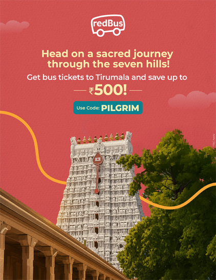 Redbus - Get bus tickets now on redBus with up to ₹500 OFF! Use Code: PILGRIM