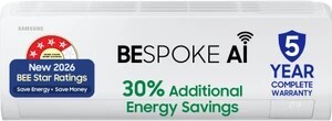 Samsung Bespoke AI 2026 Model 1.5 ton 4 Star Split Inverter with ...more