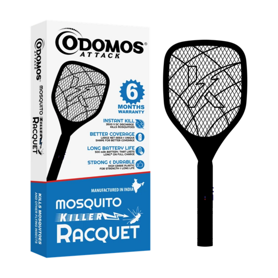 (liveshop+ 30% coupon) odomos Electric Mosquito Killer Racquet (more in description)
