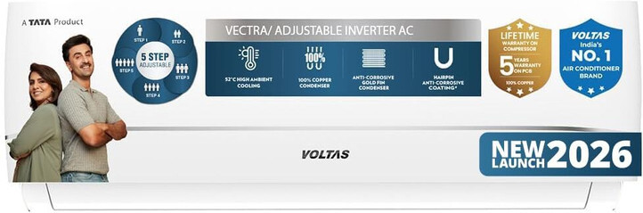 Voltas 2026 Model 1.5 Ton 3 Star Split Inverter AC