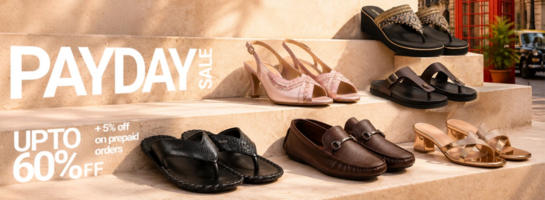 MetroShoes | PAYDAY SALE | UPTO 60% OFF + 5% off prepaid orders