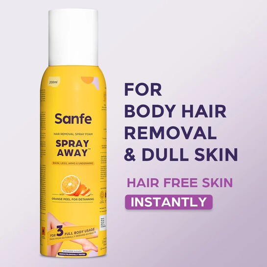 Sanfe Spray Away Hair Removal spral -200ml @₹160 | Bajaj Markets