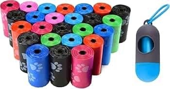 Baby Disposable Diaper Bags with Dispenser | Unscented | Leak Proof | Odor Proof | 12 Rolls
