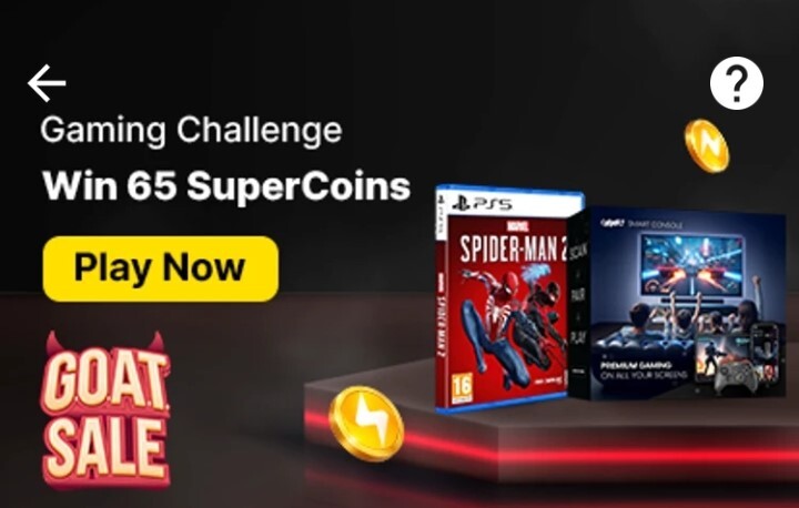 65 supercoin in one challenge
