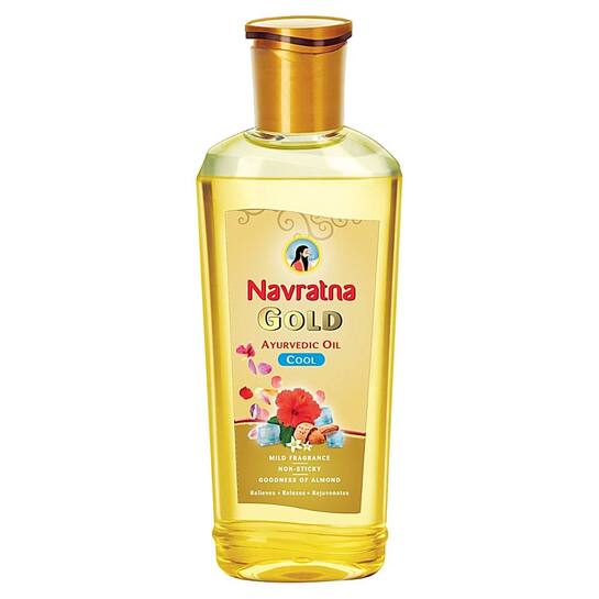 Navratna Gold Ayurvedic Cool Non Sticky Oil: 45 ml