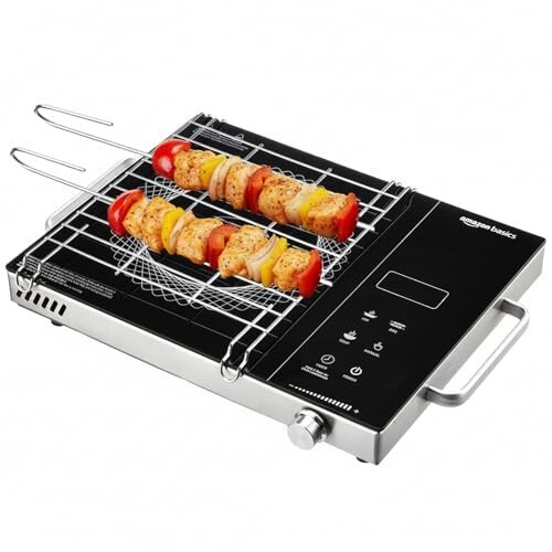 Amazon Basics 2200W Infrared Cooktop | 4 Pre-Set Cooking Menus