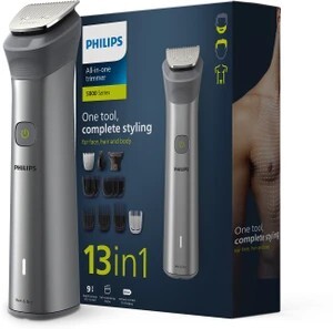 PHILIPS MG5930/65, 13 in 1 Multigroomer, Patented Beardsense Tech...more