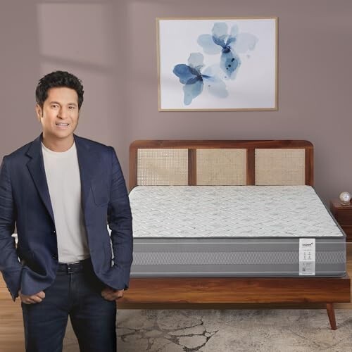 Livpure Smart Ortho CURVX Memory and Curved Orthopaedic Foam Double Bed (78x48x8) inch, 10 Year Warranty