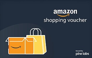 Woohoo - Amazon Shopping voucher at Flat 2.25% on GV range Rs.50- 10000