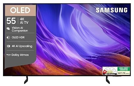 Samsung 55 inches OLED 4K Samsung Vision AI Smart TV QA55S85HAELXL