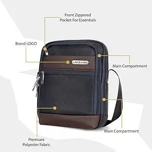 Lavie Sport Athos Sling Bag | Stylish Crossbody Bag