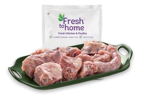 [Amazon Fresh] FreshToHome Adult Chicken Soup Bones 480G To 500G Pack For Broth/Stock