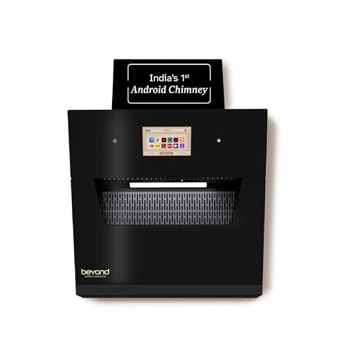 Beyond Appliances Eris 60cm Auto Clean Slant Kitchen Chimney | 1500 CMH Suction | Filterless
