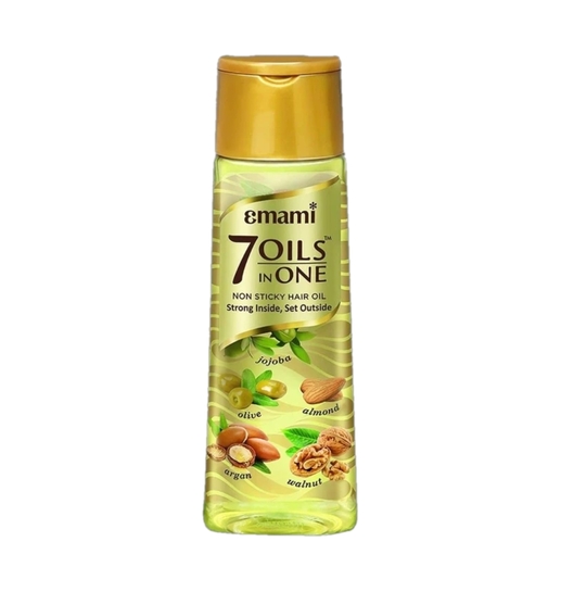EMAMI 7 Oils In One Hair Oil Makes Hair 20X Stronger And Manageable. Hair Oil (500 ml)