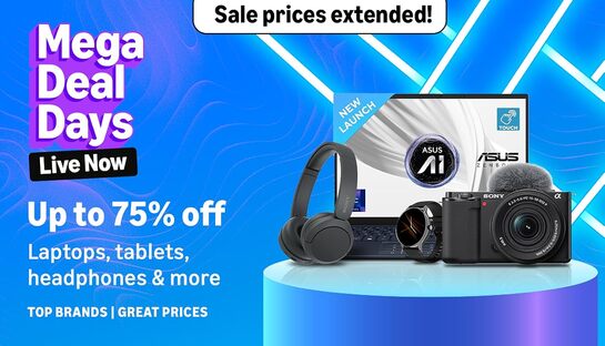Amazon Mega Deal Days Up to 75% off + Bank Offer 