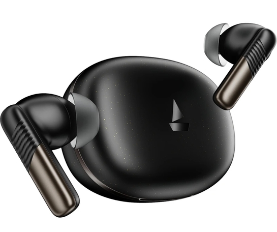 boAt Airdopes Prime 412, AI-ENx Tech, 50 Hour Battery, ASAP Charge, BEAST Mode, BT v5.4 Bluetooth Headset (Midnight Black, True Wireless)