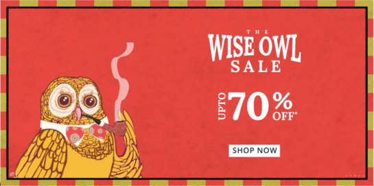Chumbak - The Wise Owl Sale | End of Season Sale Upto 70% Off | Pick any 5 & Pay for 3