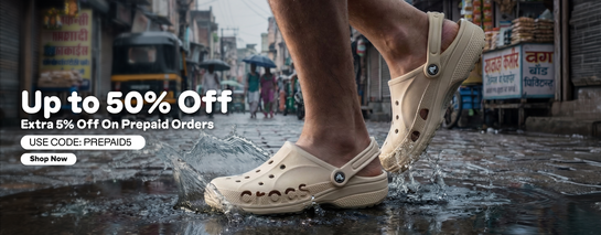 Crocs - It's Sale Time: Up to 50% Off + Extra 5% on Prepaid Orders!