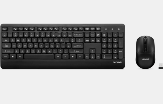 Lenovo 210 USB-A Wireless Combo Combo Set (Black)