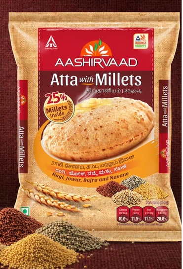 Aashirvaad Atta With Millets 5KG