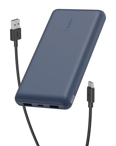 (Lowest)Belkin 20000 mAh Power Bank | Super Fast Charging | USB-C PD Port | 15W Charging for iPhone Series (16, 16 Pro Max), Samsung Galaxy, Google Pixel & More | 2 Years Warranty | Blue