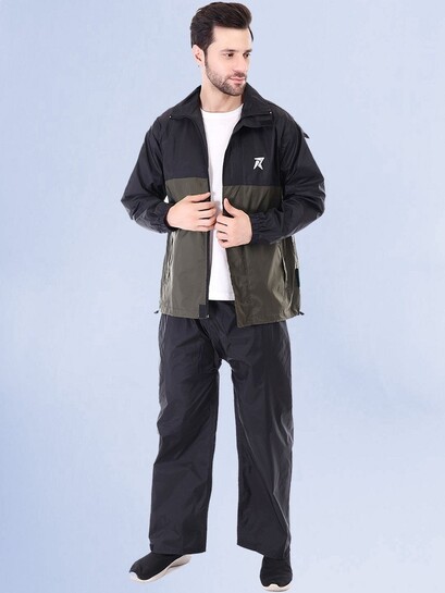Buy Rocksport Unisex Colourblocked Attached Hood Rain Suit - Rain Suit for Unisex 41387986 | Myntra