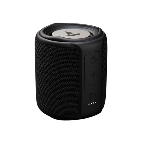 Boat Stone 350 Bluetooth Speaker with 10W RMS Stereo Sound, IPX7 Water Resistance (Black)