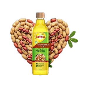 Saffola Cold Pressed Groundnut Oil PET Bottle (1 L)