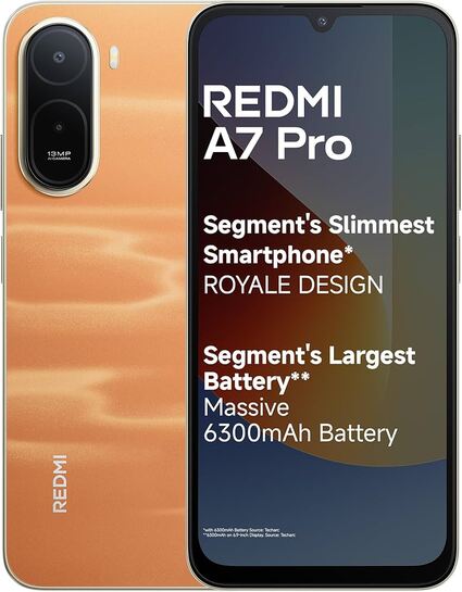 REDMI A7 Pro 4G (Sunset Orange, 4GB RAM, 64GB Storage