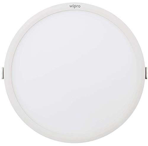 Wipro 9W LED Cool Daylight Downlighter, Pack of 1, (456000000000)
