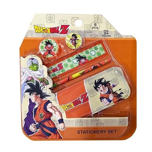 Dragon Ball Z 5 pcs Stationery SetSchool Supplies Kit 