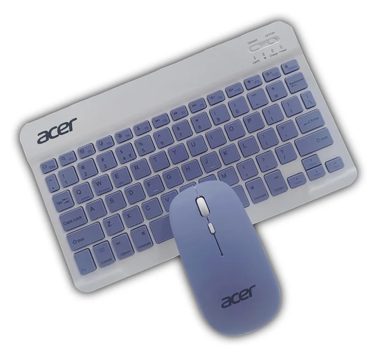 Acer Nano Pad Rechargeable Bluetooth Keyboard & Mouse Combo(Purple)