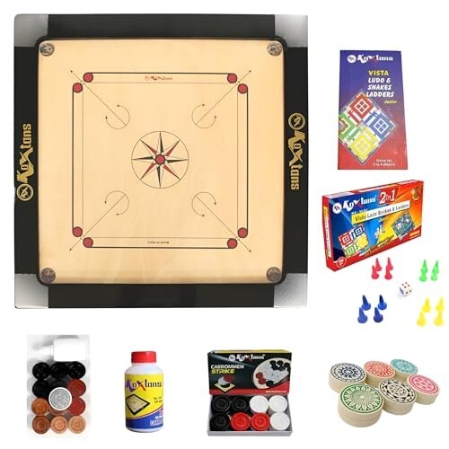Carrom Board 36 INCH Full Size with 3" Border & 8 mm Ply 