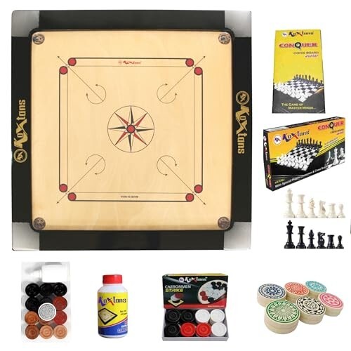Carrom Board 36 INCH Full Size with 3" Border & 8 mm Ply (Premium)