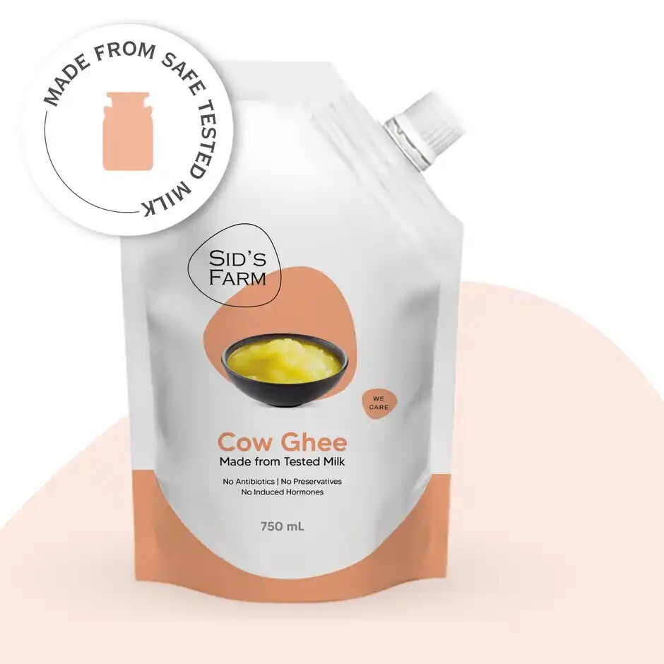 Zepto : Sid's Farm Pure Cow Ghee 750ml (Location Specific)