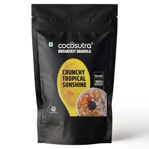COCOSUTRA Crunchy Tropical Sunshine Breakfast Granola 1 kg