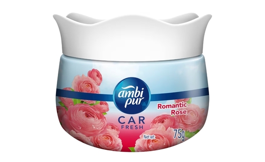Ambi Pur Car Freshener Gel, Romantic Rose, 75 g