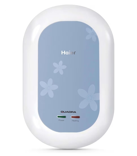 Haier EI3V-C1 Instant Water Heater 3 Litre Geyser 3 KW Water Geyser for Home No Weld Glasslined Tank| Indicating Light| Advanced Multi-Layered Safety|High Rise Compatible