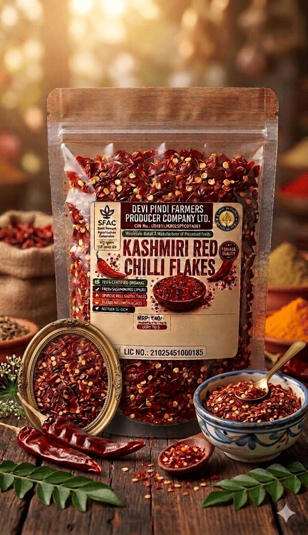 NSC-New Delhi Chilli Flakes 50gm (1 Pack at ₹40, 2 Packs at ₹60)