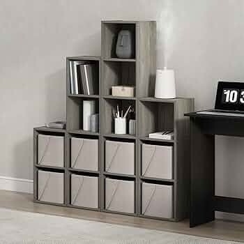 Oakcraft Engineered Wood Multipurpose Single Cube Storage Organizer