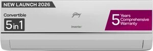Godrej 2026 Model 1 Ton 3 Star Split Inverter with 5-in-1 convertible