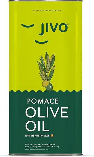 Jivo Pomace Olive Oil 5 Litre Tin for Everyday Cooking