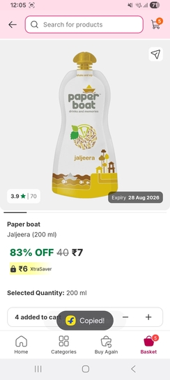 Minutes: Paper Boat Jaljeera at 7