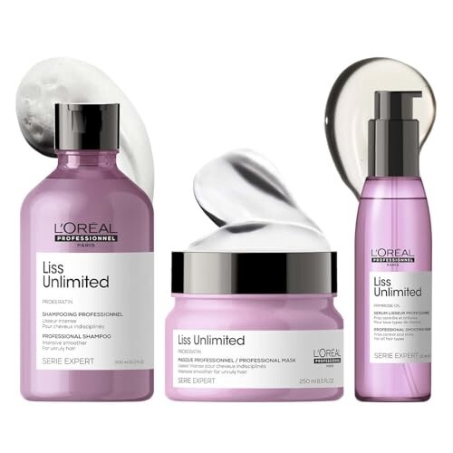 L'Oréal Professionnel Liss Unlimited Professional Shampoo For Unruly Hair, 300ML | Intensive Smoothing Shampoo