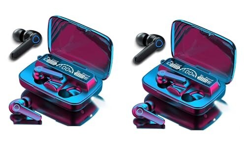 MB Star M19 TWS Bluetooth 5.0 Wireless Earbuds in Ear True Wireless Stereo Earbuds pack of 2