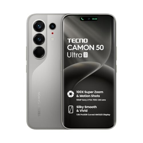 Tecno CAMON 50 Ultra 5G (Nebula Titanium, 8GB+256GB)